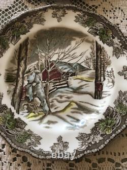 Johnson Bros Friendly Village Setting for 4 DinnerSaladSide PlatesBowls