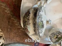 Johnson Bros. Friendly Village Tea Set 1883 Commemorative