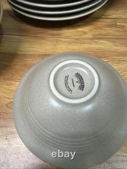Johnson Bros HESSIAN Stoneware 24-Piece Dinnerware Set England