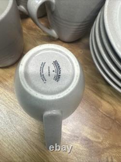 Johnson Bros HESSIAN Stoneware 24-Piece Dinnerware Set England