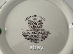 Johnson Bros Heritage Hall SOUP TUREEN with LADLE Georgian Townhouse Brown