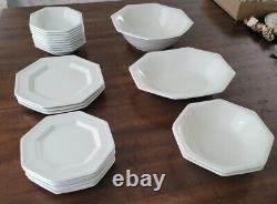 Johnson Bros Heritage White England Bread & Salad Plates, Bowls, Serving Bowls