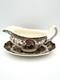 Johnson Bros His Majesty (england, Older) -gravy Boat & Underplate/relish, 8 1/8