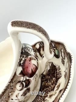 Johnson Bros His Majesty (England, Older) -Gravy Boat & Underplate/Relish, 8 1/8