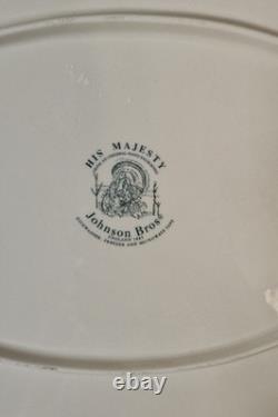 Johnson Bros His Majesty Large Serving Platter 20 Turkey England