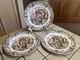 Johnson Bros His Majesty Set/3 Earthenware Dinner Plates Tom Turkey England Nwot