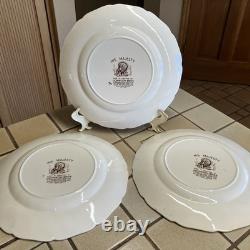 Johnson Bros His Majesty Set/3 Earthenware Dinner Plates Tom Turkey England Nwot