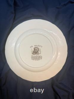 Johnson Bros His Majesty Turkey Dinner Plates Vintage Set of 6 Made in England