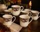 Johnson Bros His Majesty Turkey Mugs Set Of 12 Thanksgiving England