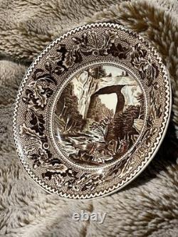 Johnson Bros Historic America Brown And Multi Colored Dinnerware Set