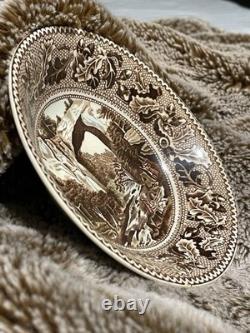 Johnson Bros Historic America Brown And Multi Colored Dinnerware Set