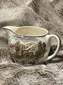 Johnson Bros Historic America Brown And Multi Colored Dinnerware Set