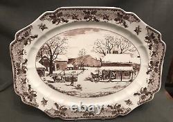 Johnson Bros Historic America II Home For Thanksgiving Large Platter 20 X 16