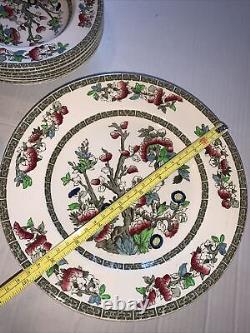 Johnson Bros Indian Tree Dinner Plate, Bowls, Bread&butter Plates Lot Of 23pcs