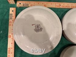 Johnson Bros Jamestown Brown Old Granite 24pc Dinnerware Set England Vintage