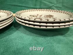Johnson Bros Jamestown Brown Old Granite 24pc Dinnerware Set England Vintage