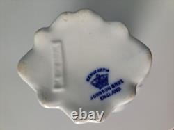 Johnson Bros Kenworth Flow Blue Pitcher Antique Victorian English 1890- 1910