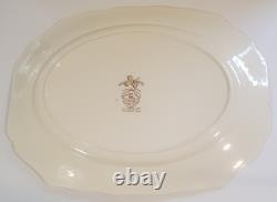 Johnson Bros Large 20 WILD TURKEYS Serving Platter Windsorware Oval/Rectangle