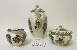 Johnson Bros. Mill Stream 16 Pc. Coffee Set Pot Sugar Creamer Cup Sets & Lids