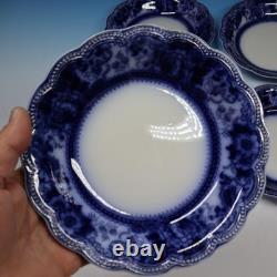 Johnson Bros Montana Flow Blue 4 Soup Cereal Bowls 7½ inches