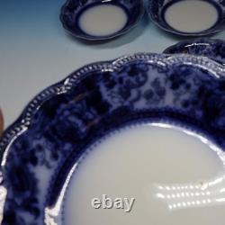 Johnson Bros Montana Flow Blue 4 Soup Cereal Bowls 7½ inches