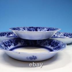 Johnson Bros Montana Flow Blue 4 Soup Cereal Bowls 7½ inches