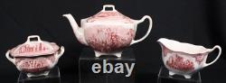 Johnson Bros Old Britain Castles 13 Pc Tea Set With Box =