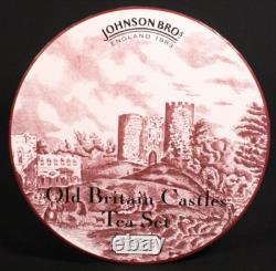 Johnson Bros Old Britain Castles 13 Pc Tea Set With Box =