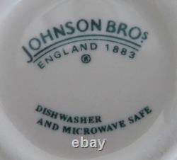 Johnson Bros. Old Britain Castles Chip & Dip Serving Platter Pink