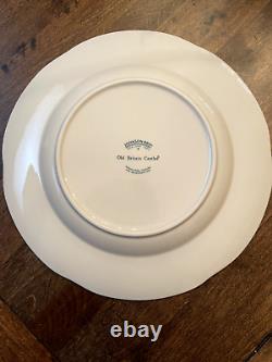 Johnson Bros Old Britain Castles Christmas Accent Dinner Plate Set of 4 RARE