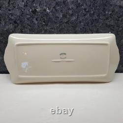 Johnson Bros Old Britain Castles Christmas Rectangular Serving Tray Santa & Tree