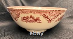 Johnson Bros Old Britain Castles PINK Large SALAD SERVING Bowl 10