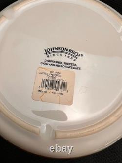 Johnson Bros Old Britain Castles PINK Round Covered Casserole Baking DISH Bowl