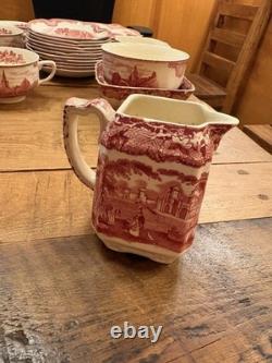 Johnson Bros Old Britain Castles Pink Dish Set
