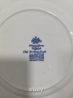 Johnson Bros Old Britain Castles Set of 5 9 Inch Salad Plates
