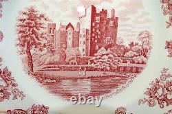 Johnson Bros. Old Britain Castles Set of 7 Dinner Plates 10 Pink