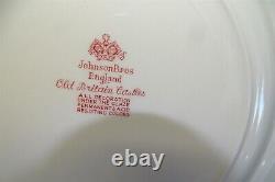 Johnson Bros. Old Britain Castles Set of 7 Dinner Plates 10 Pink