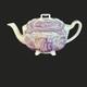 Johnson Bros. Old British Castles Vintage Lavender Purple Teapot Collectible