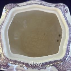 Johnson Bros. Old British Castles Vintage Lavender Purple Teapot Collectible
