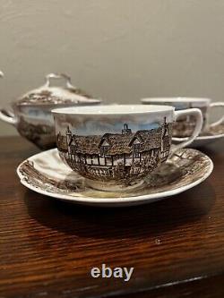 Johnson Bros Olde English Countryside Tea Set VINTAGE RARE