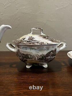 Johnson Bros Olde English Countryside Tea Set VINTAGE RARE