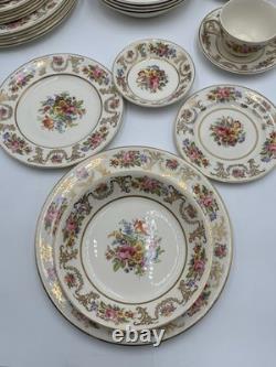 Johnson Bros Pareek Marlborough 39 Pc Dinnerware Set England