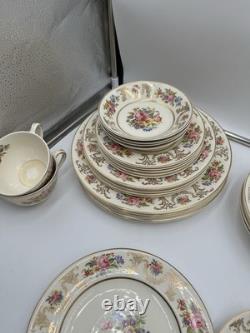 Johnson Bros Pareek Marlborough 39 Pc Dinnerware Set England