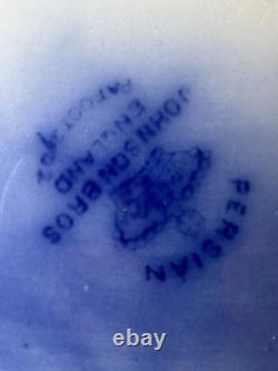 Johnson Bros Persian Flow Blue Persian Serving Bowl & 5 Berry Bowls