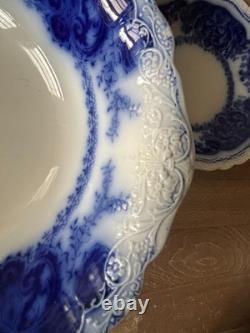 Johnson Bros Persian Flow Blue Persian Serving Bowl & 5 Berry Bowls