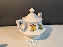 Johnson Bros Persian Garden Tea Set Tea Pot, Cream, Sugar Lid. No Chips Crazing