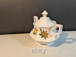 Johnson Bros Persian Garden Tea Set Tea Pot, Cream, Sugar Lid. No Chips Crazing