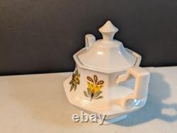 Johnson Bros Persian Garden Tea Set Tea Pot, Cream, Sugar Lid. No Chips Crazing