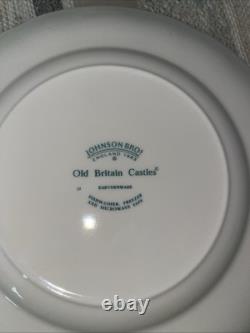 Johnson Bros. Pink Old Britain Castles England Salad Plates Set of 2