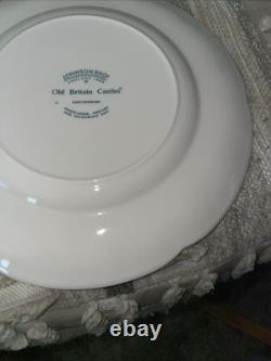 Johnson Bros. Pink Old Britain Castles England Salad Plates Set of 2